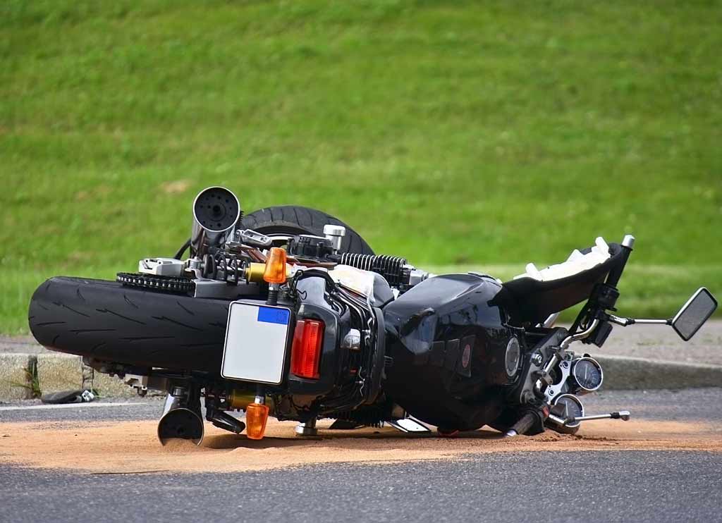 moottoripyöräonnettomuus