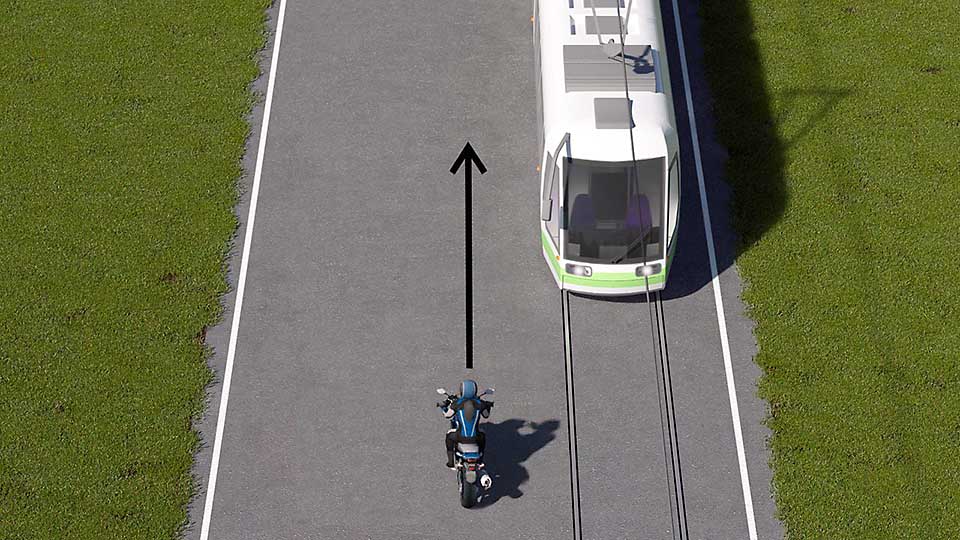 mallinnettu liikennetilanne