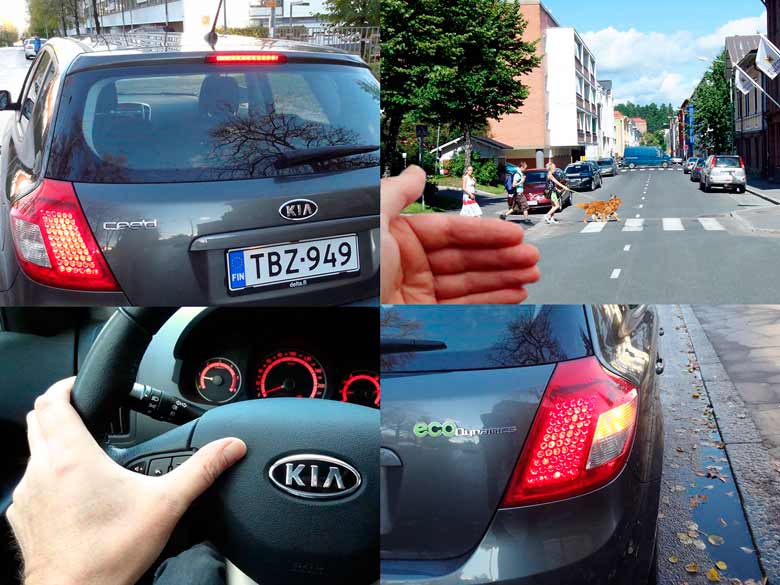 Kuvakollaasi merkinannoista liikenteess&auml;