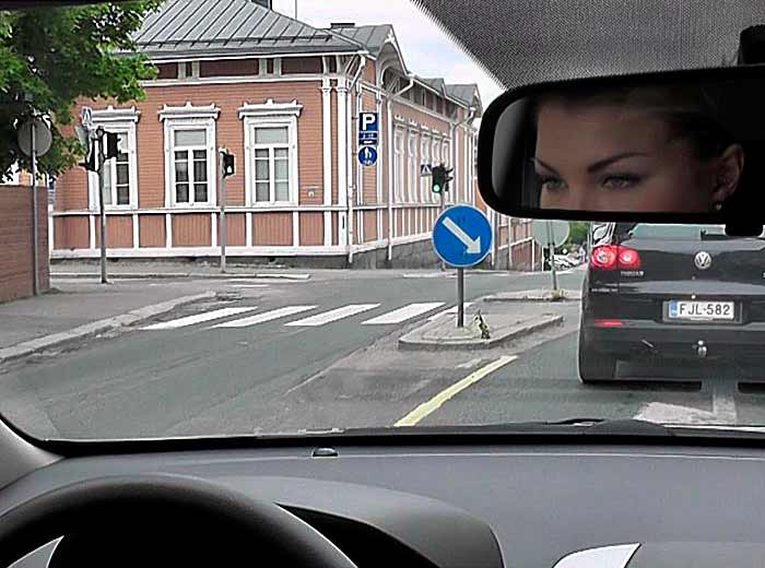 N&auml;kym&auml; kuskin paikalta liikenteess&auml;