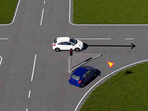 mallinnettu tilanne liikenteessä